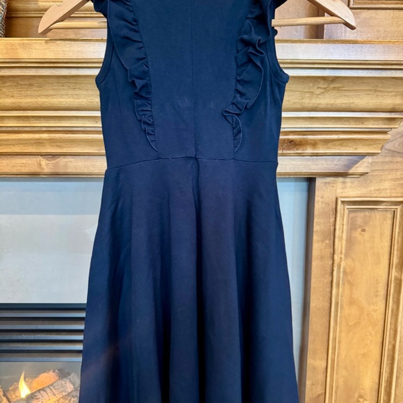 Monnalisa navy blue girls dress size 8 - Picture 2 of 4